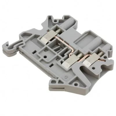 Bornier traversant UT 4-TWIN 4mm2 500V gris