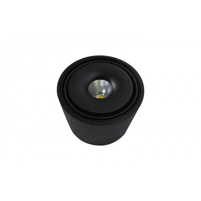 Boston Ceiling lamp spot 10.5cm 10W 3000K 810lm LED integrated IP20 black