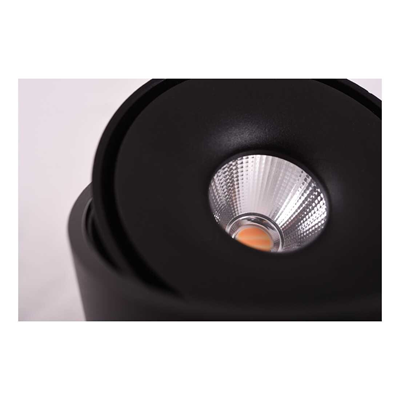 Boston Ceiling lamp spot 10.5cm 10W 3000K 810lm LED integrated IP20 black