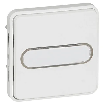 Botón antibacteriano, blanco