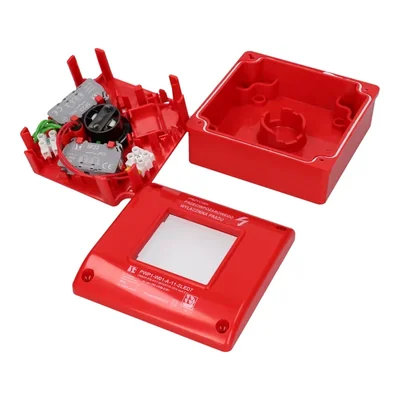 BOTÓN DE ARRANQUE MANUAL PWP1 2LED CON MARTILLO PWP1-W01-A-20-2LED7\M