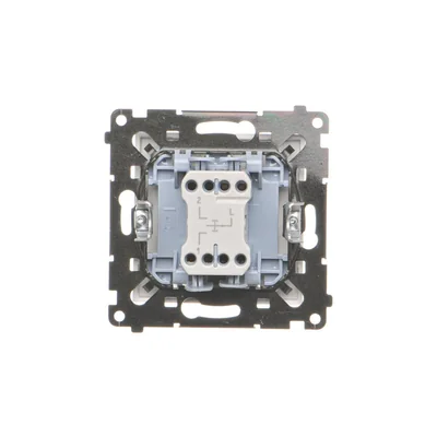 Botón de persiana enrollable Simon 55 WMDL-040123-111 (módulo) 10 A, 250 V~, conectores rápidos; blanco mate