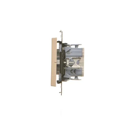 Botón de persiana enrollable Simon 55 WMDL-040123-144 (módulo) 10 A, 250 V~, conectores rápidos; color champán mate