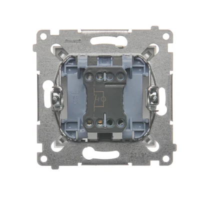 Botón de timbre Simon 54 WMDL-091x2x-044 con retroiluminación LED (módulo) 16AX, 250V~, terminales de tornillo; oro mate