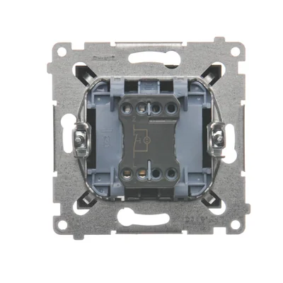 Botón de timbre Simon 54 WMDL-091x2x-048 con retroiluminación LED (módulo) 16AX, 250V~, terminales de tornillo; antracita