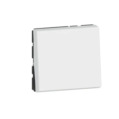 BOTÓN MONOPOLAR MOSAICO - 2 MÓDULOS BLANCOS 6X-250V~