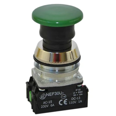 Botón verde PROMET NEF30-UDXY