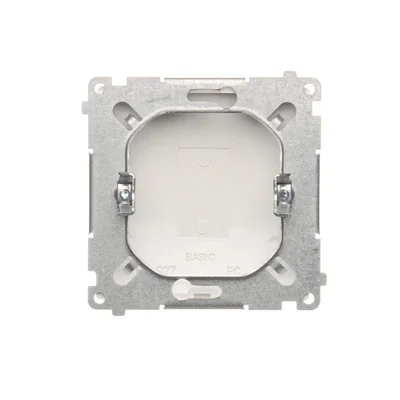 Bouchon de cadre (module). Fixation par clips ou vis, blanc