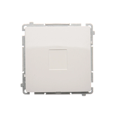 Bouchon de cadre (module). Fixation par clips ou vis, blanc