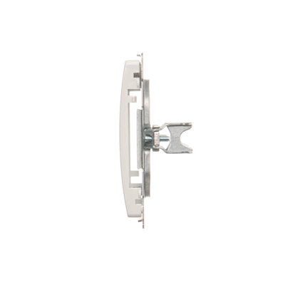 Bouchon de cadre (module). Fixation par clips ou vis, blanc