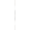 Bouchon de cadre (module). Fixation par clips ou vis, blanc