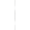 Bouchon de cadre (module). Fixation par clips ou vis, blanc