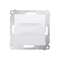 Bouchon de cadre (module). Fixation par clips ou vis, blanc