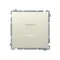 Bouchon de cadre (module). Fixation par griffes ou vis, beige