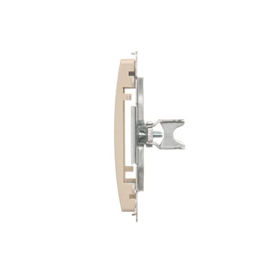 Bouchon de cadre (module). Fixation par griffes ou vis, beige