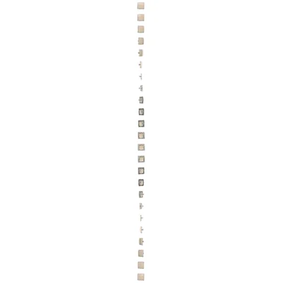 Bouchon de cadre (module). Fixation par griffes ou vis, beige