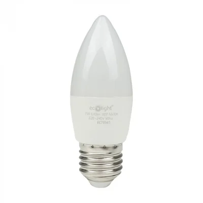 Bougie E27 7W 6500K 630lm