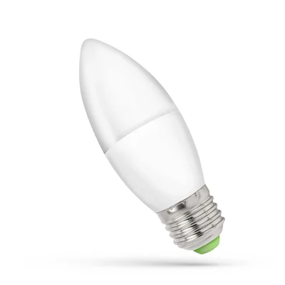 Bougie LED E-27 230V 6W WW SPECTRUM +
