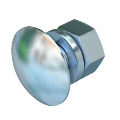 Boulon à tête champignon FRS 8x16 F 5.6 avec rondelle et écrou