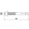 Boulon d'ancrage EA M8x75