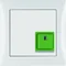 Bouton Annuler avec cadre S.1 blanc brillant