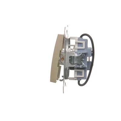 Bouton aveugle pour commander le volet roulant de plusieurs endroits (module) 10A 250V bornes à vis or (métallique)