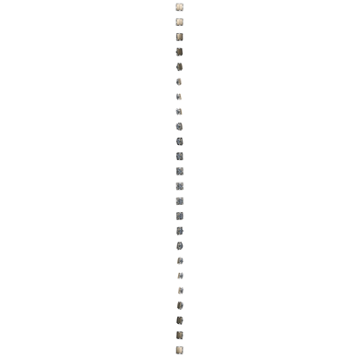 Bouton aveugle pour commander le volet roulant de plusieurs endroits (module) 10A 250V bornes à vis or (métallique)