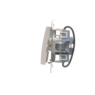 Bouton aveugle pour commander le volet roulant de plusieurs endroits (module) bornes à vis 10A 250V blanc