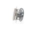 Bouton aveugle pour commander le volet roulant de plusieurs endroits (module) bornes à vis 10A 250V blanc