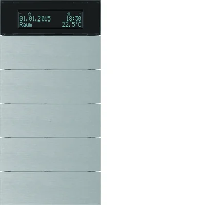 Bouton B.IQ à 5 positions avec régulateur de température et affichage en aluminium