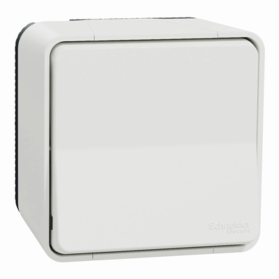 Bouton blanc MUREVA STYLE IP55