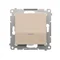 Bouton "cloche" avec rétroéclairage LED (module) 10A 230V connecteurs rapides crème