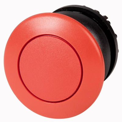 Bouton coup de poing, couleur rouge, M22S-DRP-R