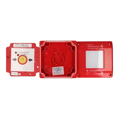 Bouton de démarrage manuel PWP1 2LED avec marteau PWP1-W01-A-20-2LED7\M