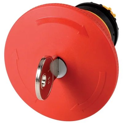Bouton de sécurité 60 mm avec clé, MS1