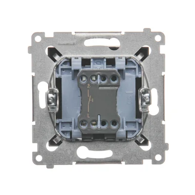 Bouton de sonnerie 16AX 250V bornes à vis bronze mat