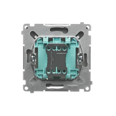 Bouton de sonnerie (module) 230V, métallisé satiné