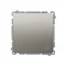 Bouton de sonnerie (module) 230V, métallisé satiné