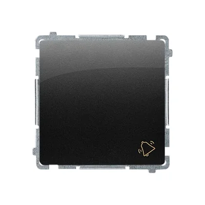 Bouton de sonnerie Simon Basic WMUL-090x2x-Y011 (module) 16AX, 250 V~, bornes à vis ; noir