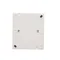 Bouton de sonnette en saillie Simon Aquaclick WA-CD1Lxxx-xx-11xx avec éclairage, IP44, 10AX, 250 V~, bornes à vis ; blanc