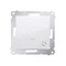 Bouton de sonnette Simon 54 WMDL-091x2x-011 avec rétroéclairage LED (module) 16AX, 250 V~, bornes à vis ; blanc
