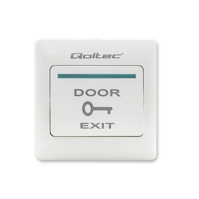 Bouton de sortie Qoltec | Blanc