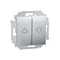 Bouton déclencheur (module) 10A 250V bornes à vis aluminium (métallique)