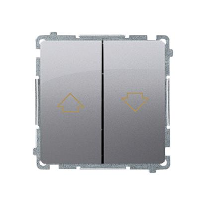 Bouton déclencheur (module) 10A 250V bornes à vis inox (métallique)