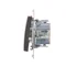 Bouton "Light" avec rétroéclairage LED (module) 230V, marron métallisé mat
