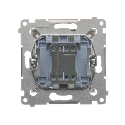 Bouton "lumière" 16AX 250V bornes à vis bronze métallisé mat