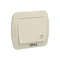 Bouton "lumière" 230V, beige