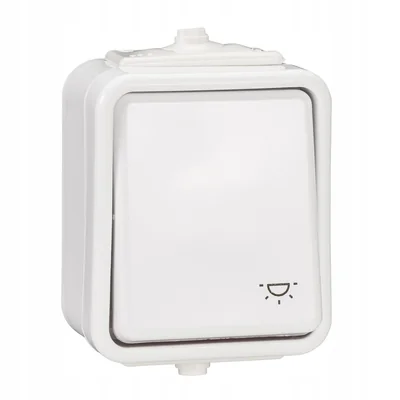 Bouton "lumière" blanc