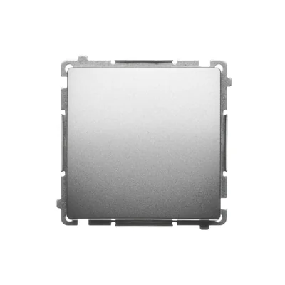 Bouton "lumière" (module) 230V, métallisé satiné