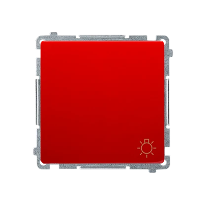 Bouton "lumière" (module) 230V, rouge